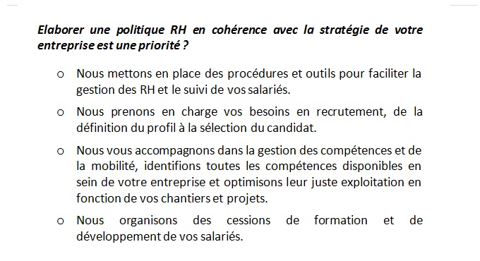 Elaborer une politique RH en cohérence avec la stratégie 2