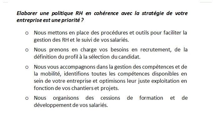 Elaborer une politique RH en cohérence avec la stratégie 2